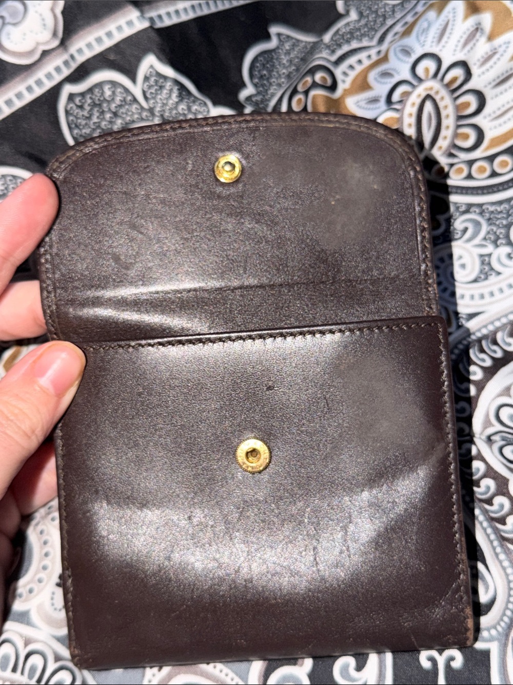 Vintage Gucci Leather "Jackie" Compact French Flap Wallet - Picture 7 of 16